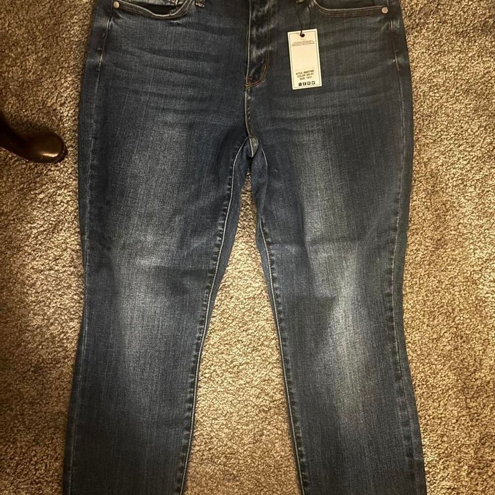 Judy-s Women's Navy and Blue Jeans